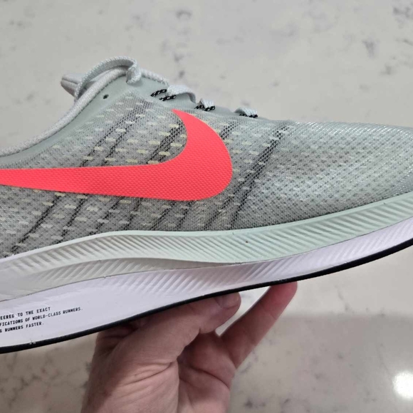 Nike Zoom Men\'s   Pegasus 35 Turbo Barely Grey AJ4114-060 Running Shoes New